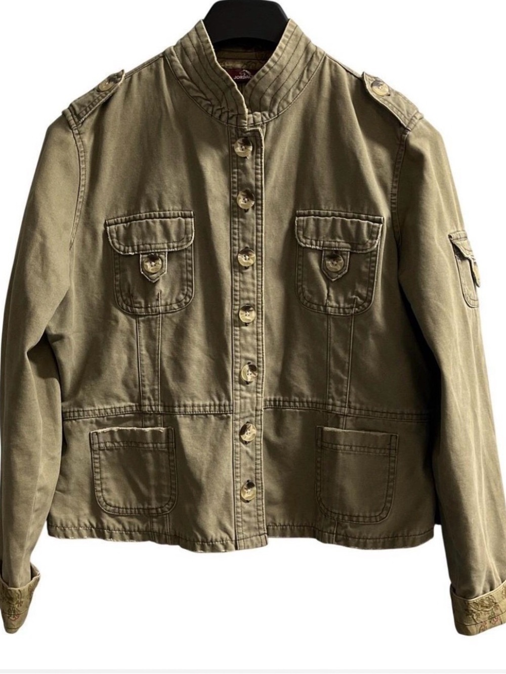 Vintage Jordache Army green utility jacket